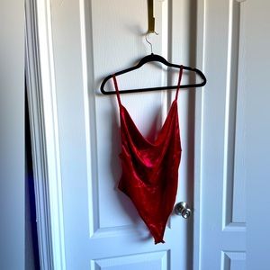 Red Velvet Bodysuite ❤️